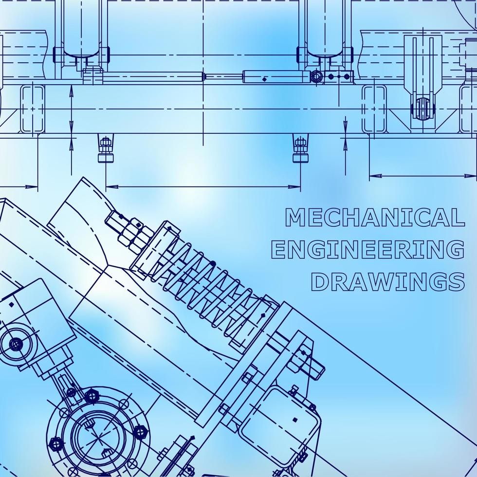 Computer aided design systems. Machine-building industry. Corporate Identity vector
