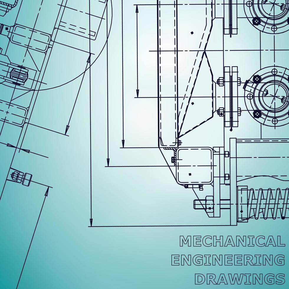 Computer aided design systems. Machine-building industry. Corporate Identity vector