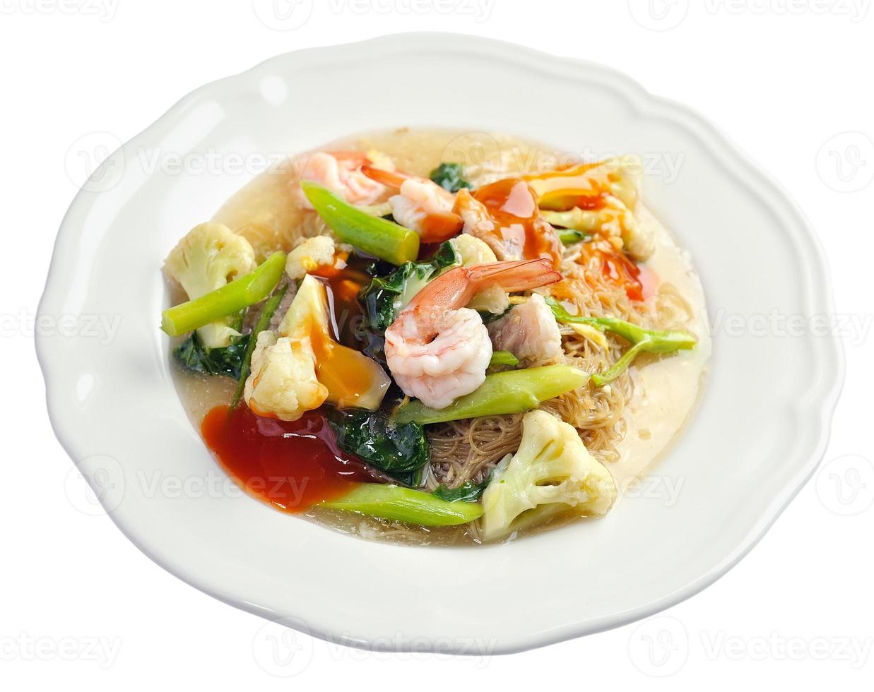 noodles with prawns photo