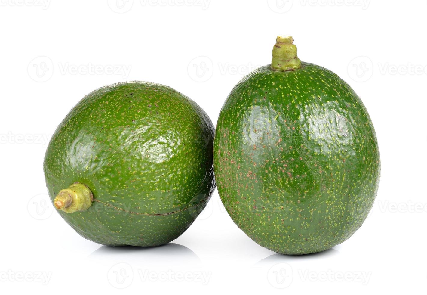 avocado on white background photo