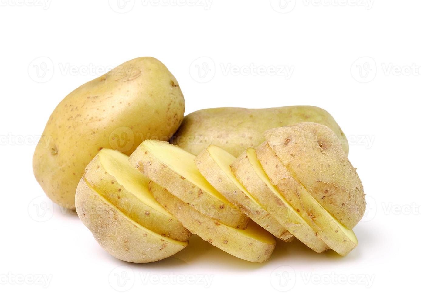 potato isolated on white background photo