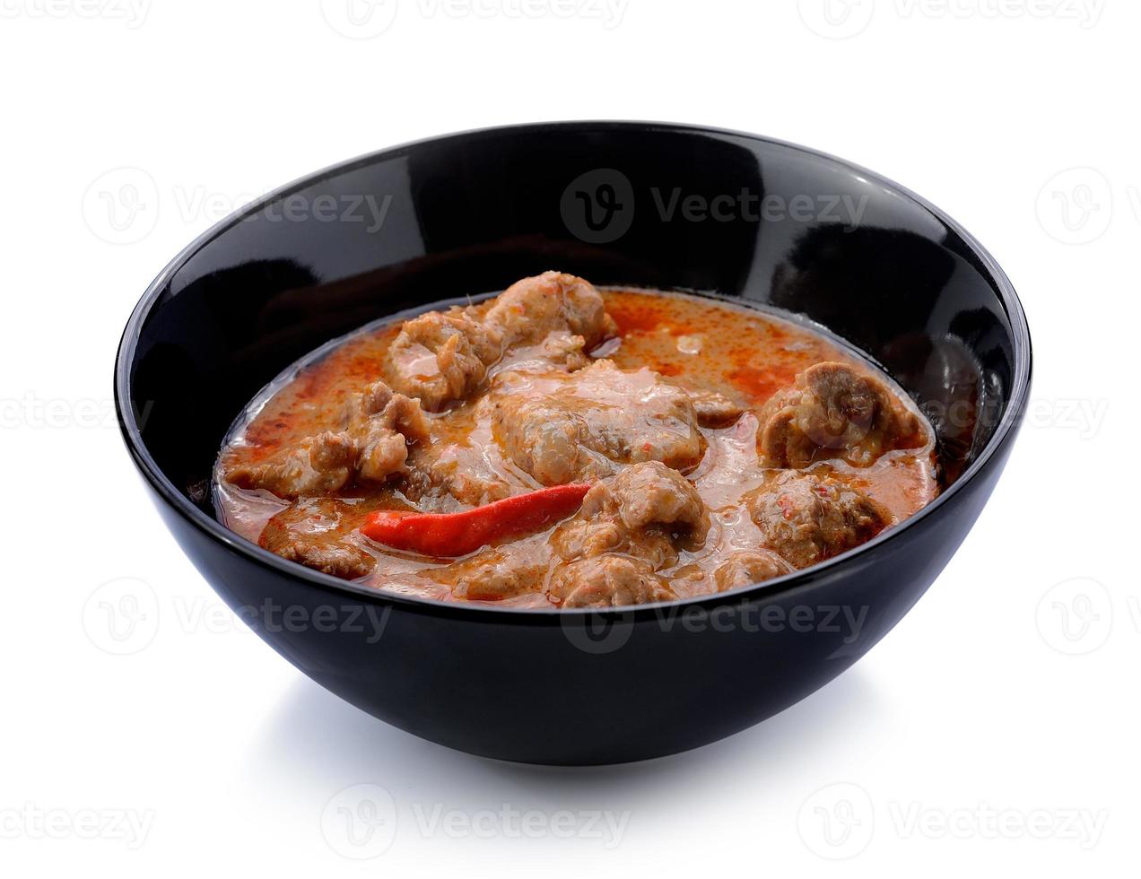 Panaeng curry is a type of Thai curry photo