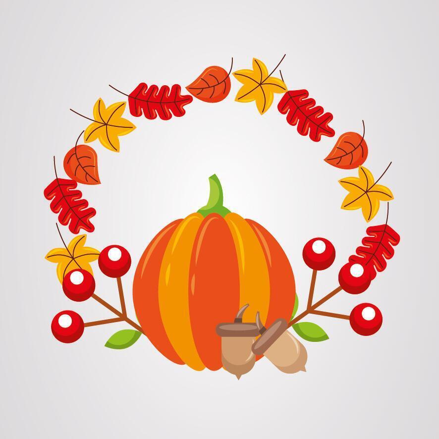 Happy thanksgiving day vector design