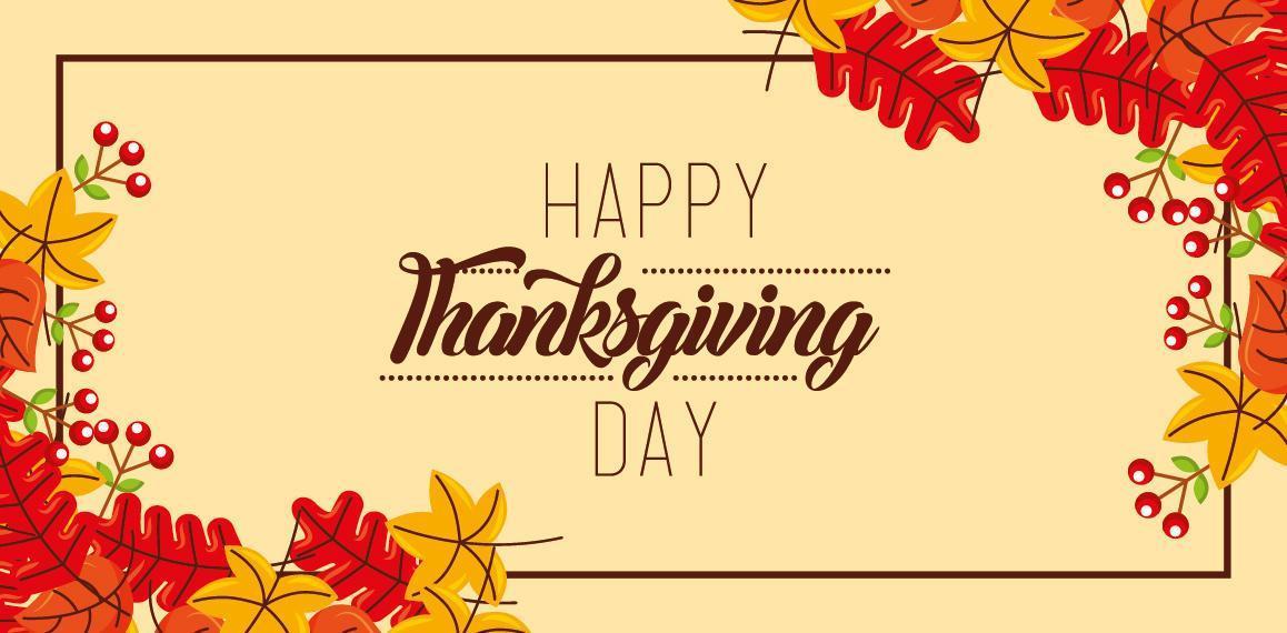 Happy thanksgiving day vector design