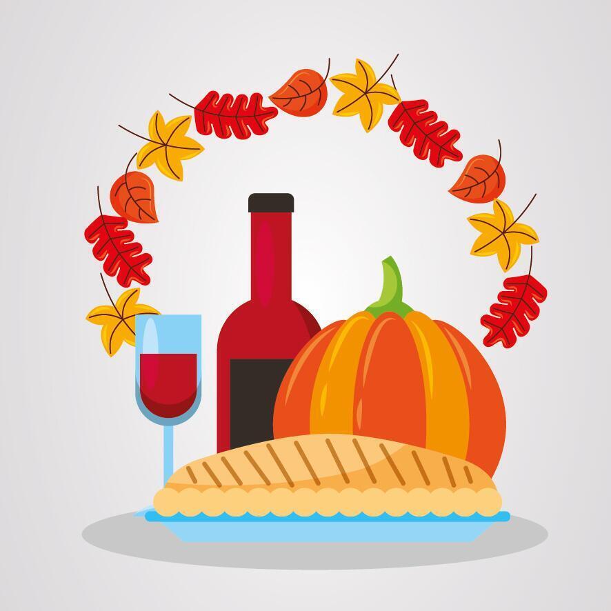 Happy thanksgiving day vector design