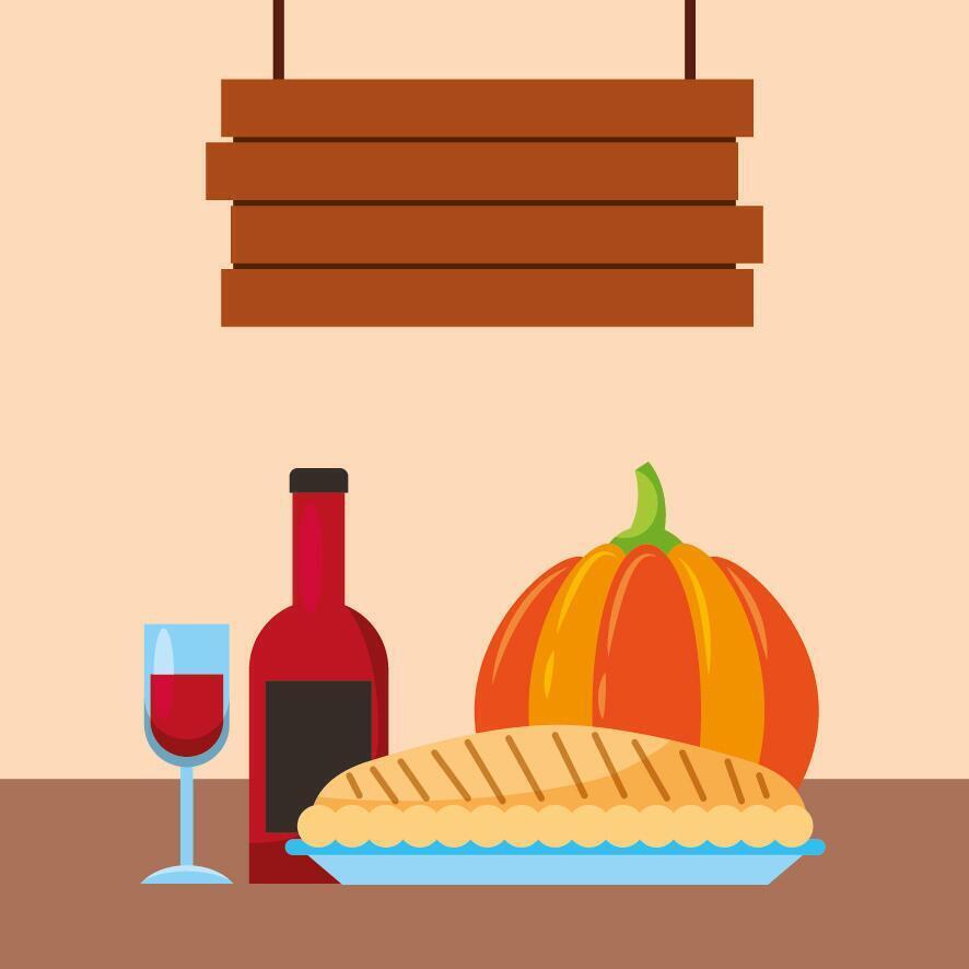 Happy thanksgiving day vector design