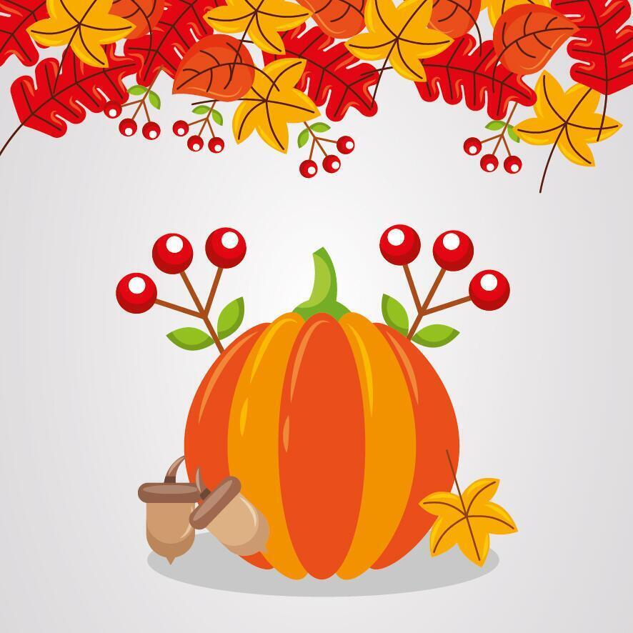 Happy thanksgiving day vector design