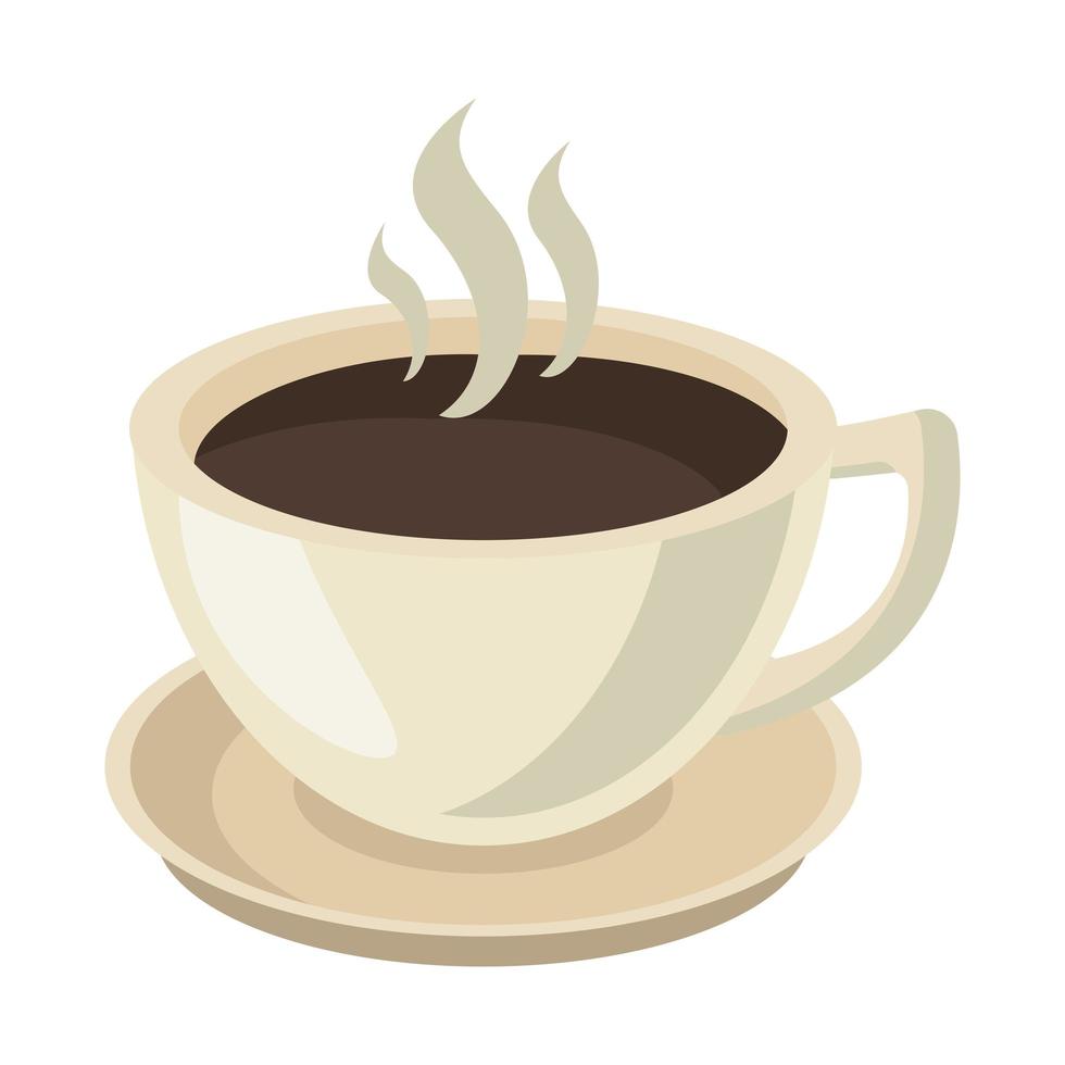 coffee cup drink isolated icon vector