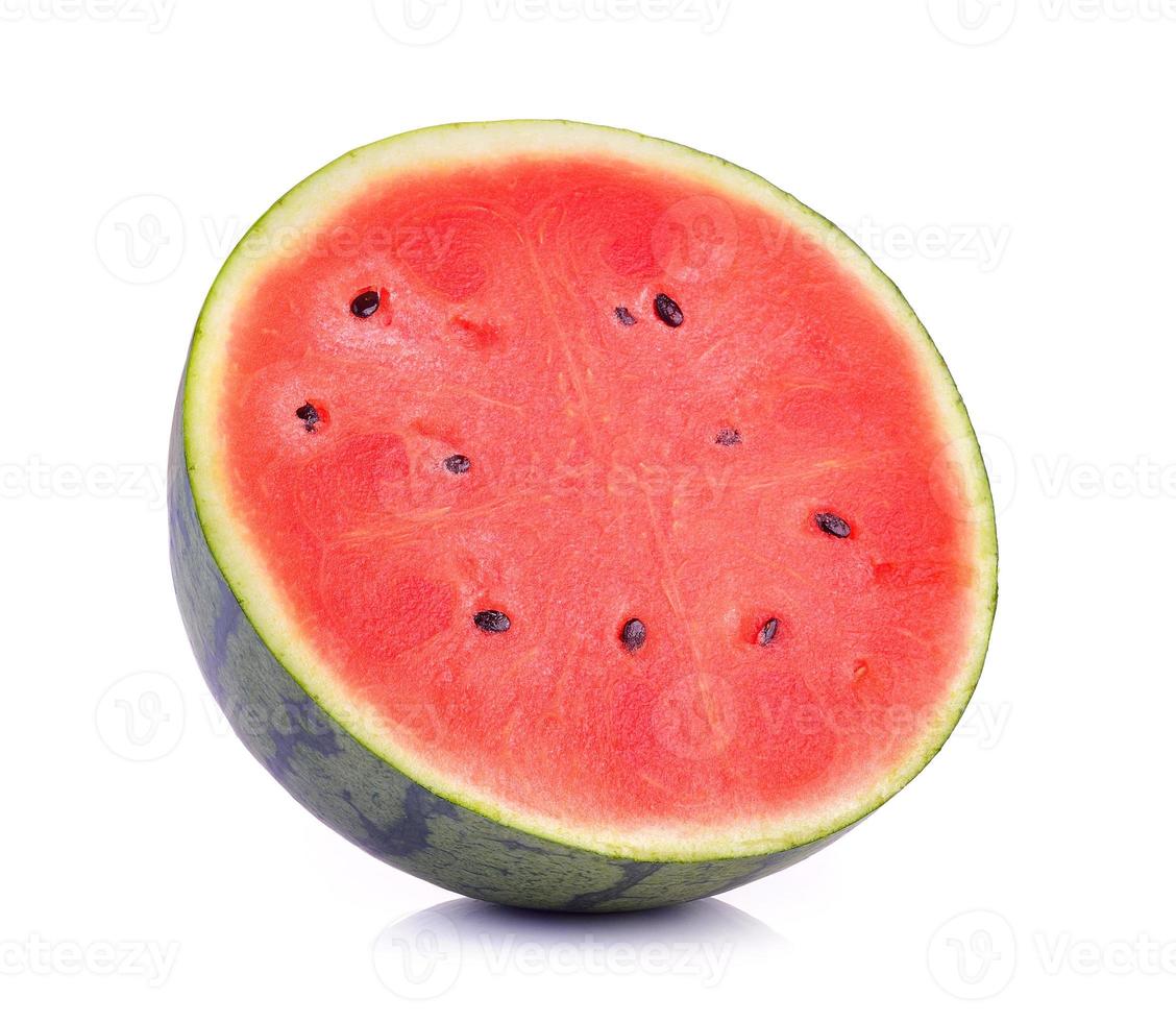 watermelon on white background photo