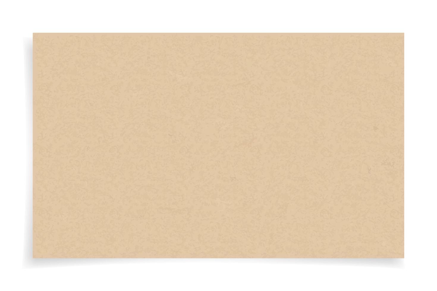 textura de papel marrón sobre fondo blanco. vector. vector