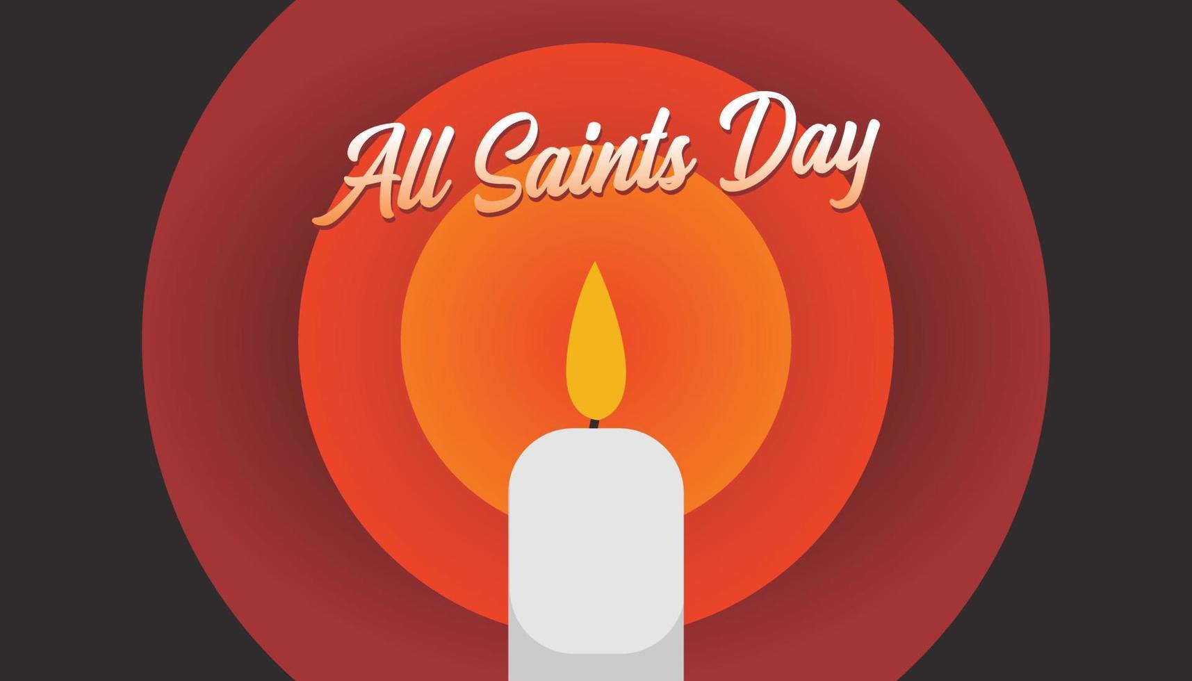 vector illustration of all saints day background