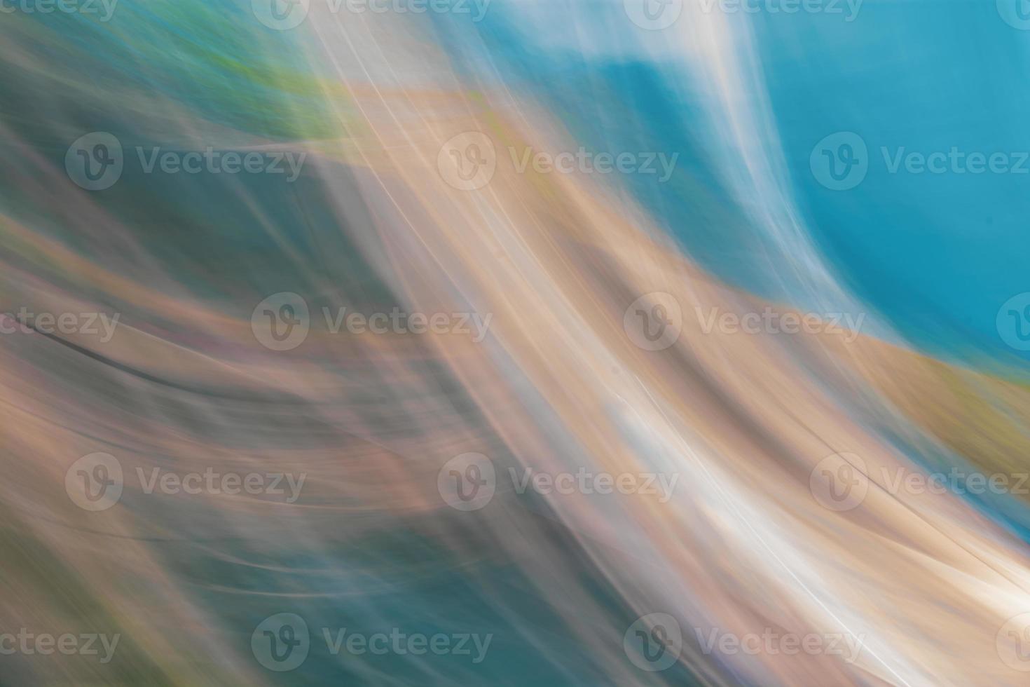 Fondo abstracto de líneas de ganchillo beige azul turquesa en semicírculos. foto