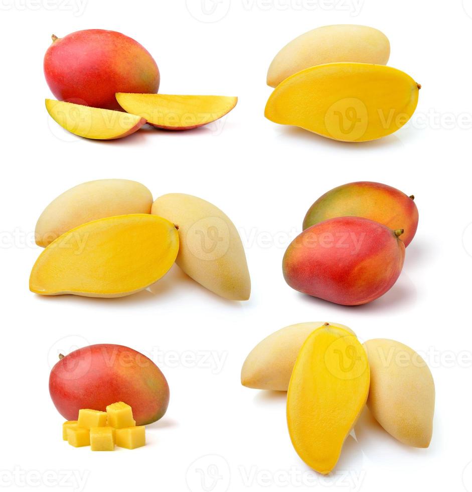 mango isolated on white background photo