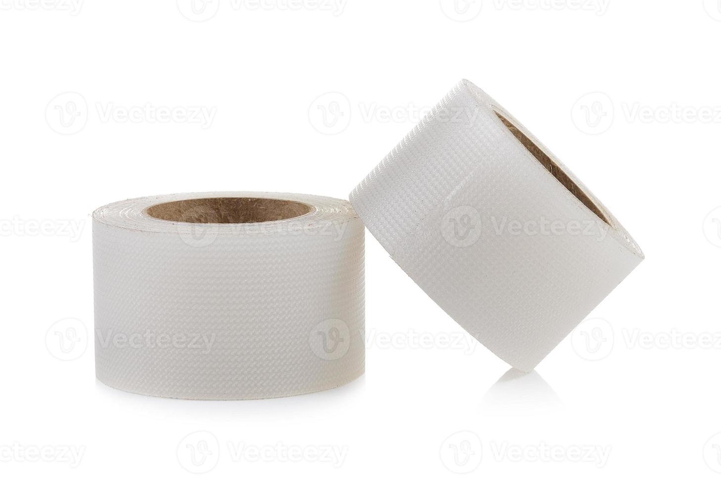 Tape, medical on white background photo