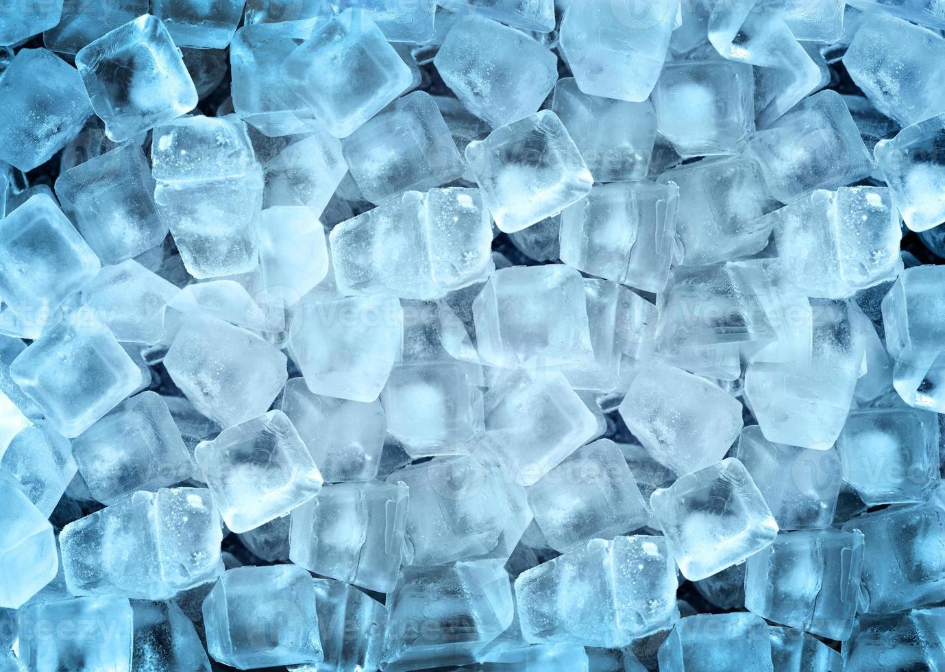 Background of ice cubes photo