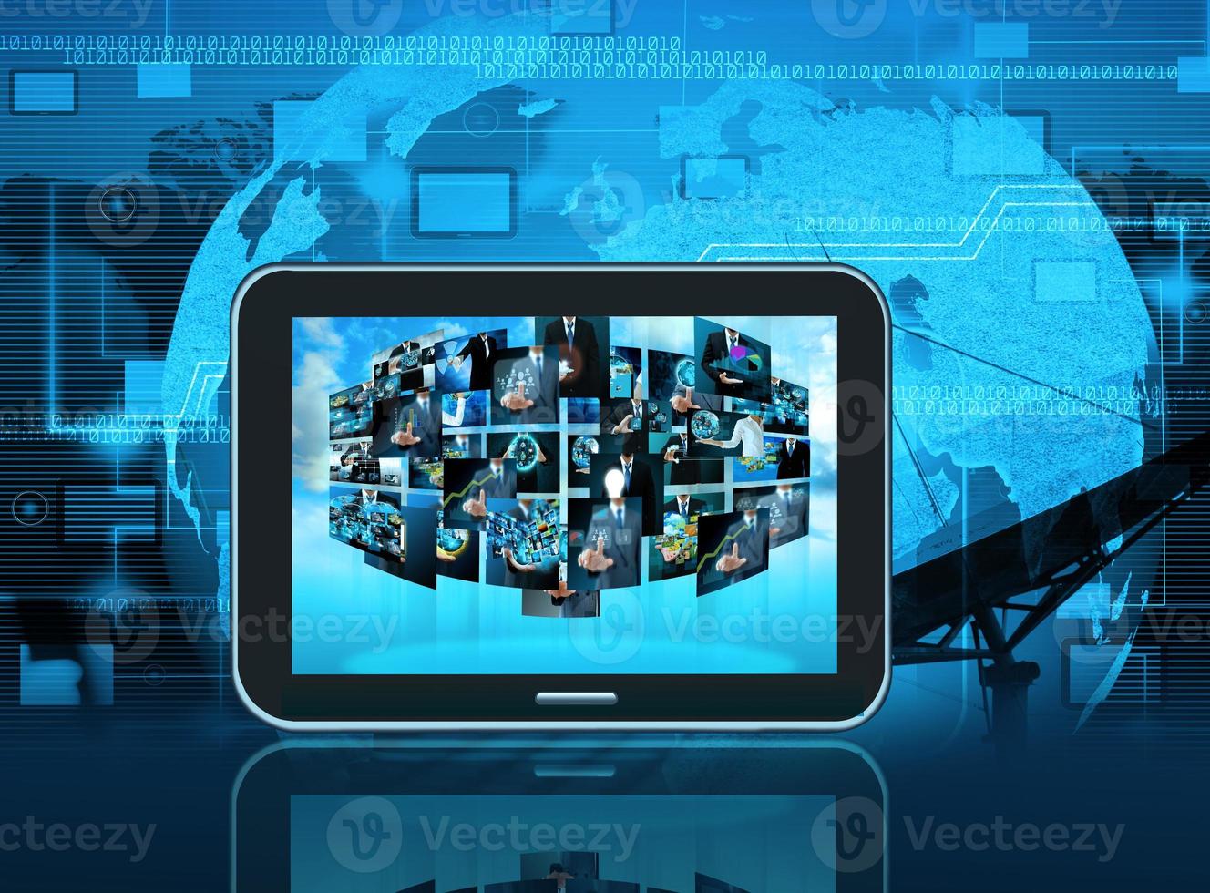 Television and internet production .technology and business concept photo