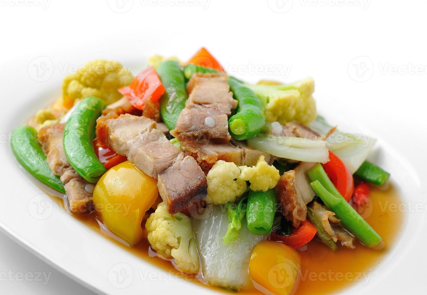 stir fried vegetables photo