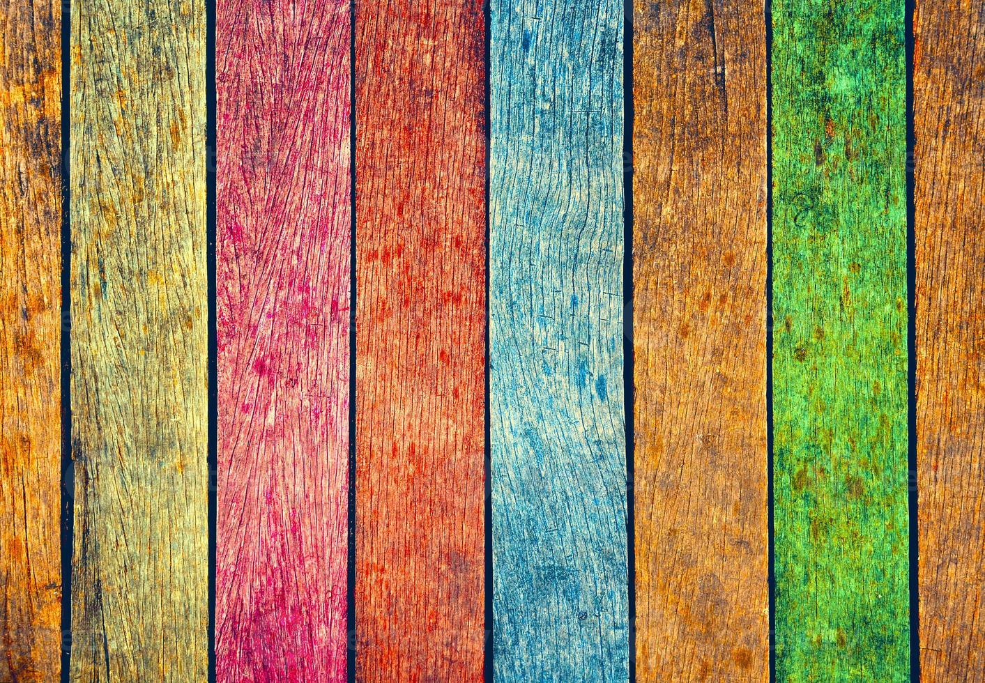 Fondo de textura de madera colorida foto