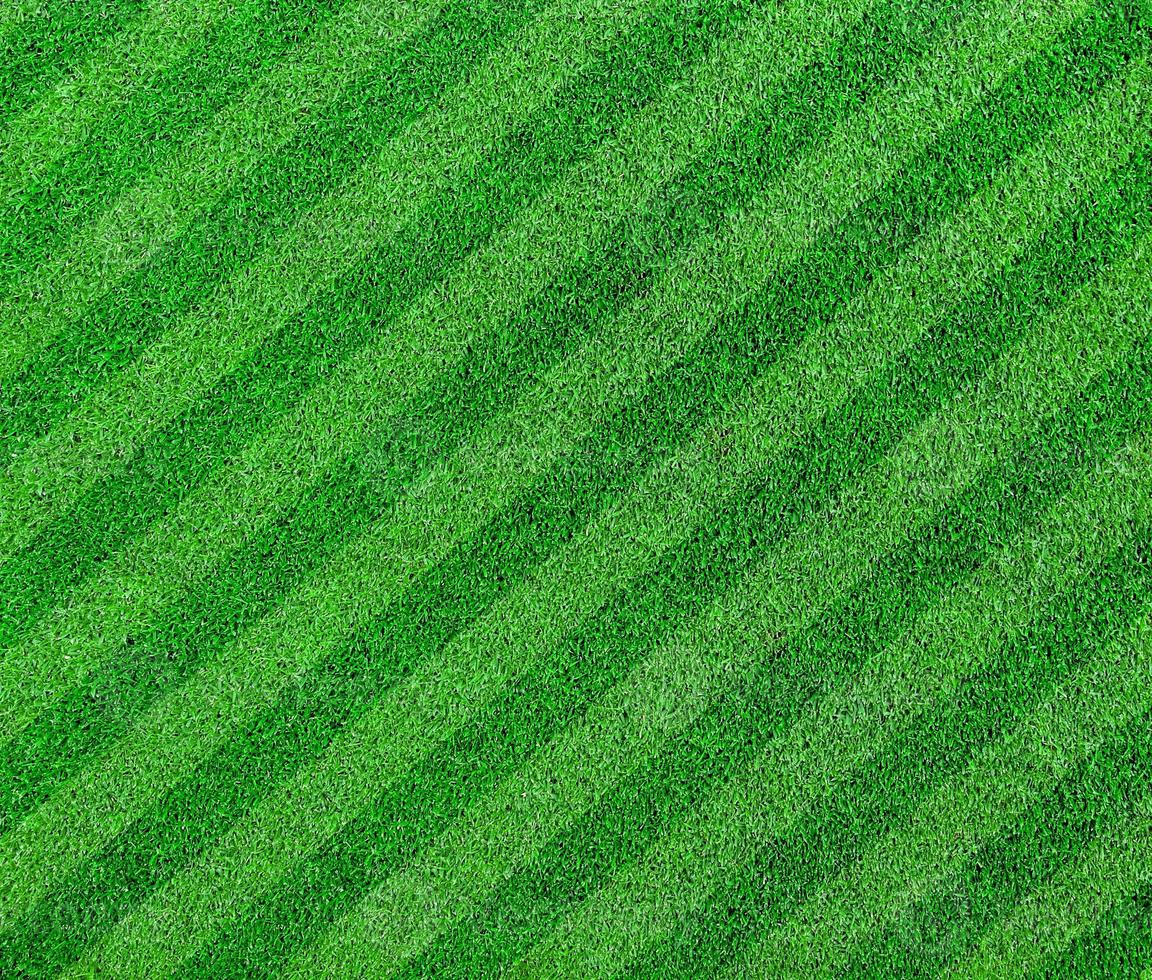 campo de fútbol o fútbol con césped verde foto