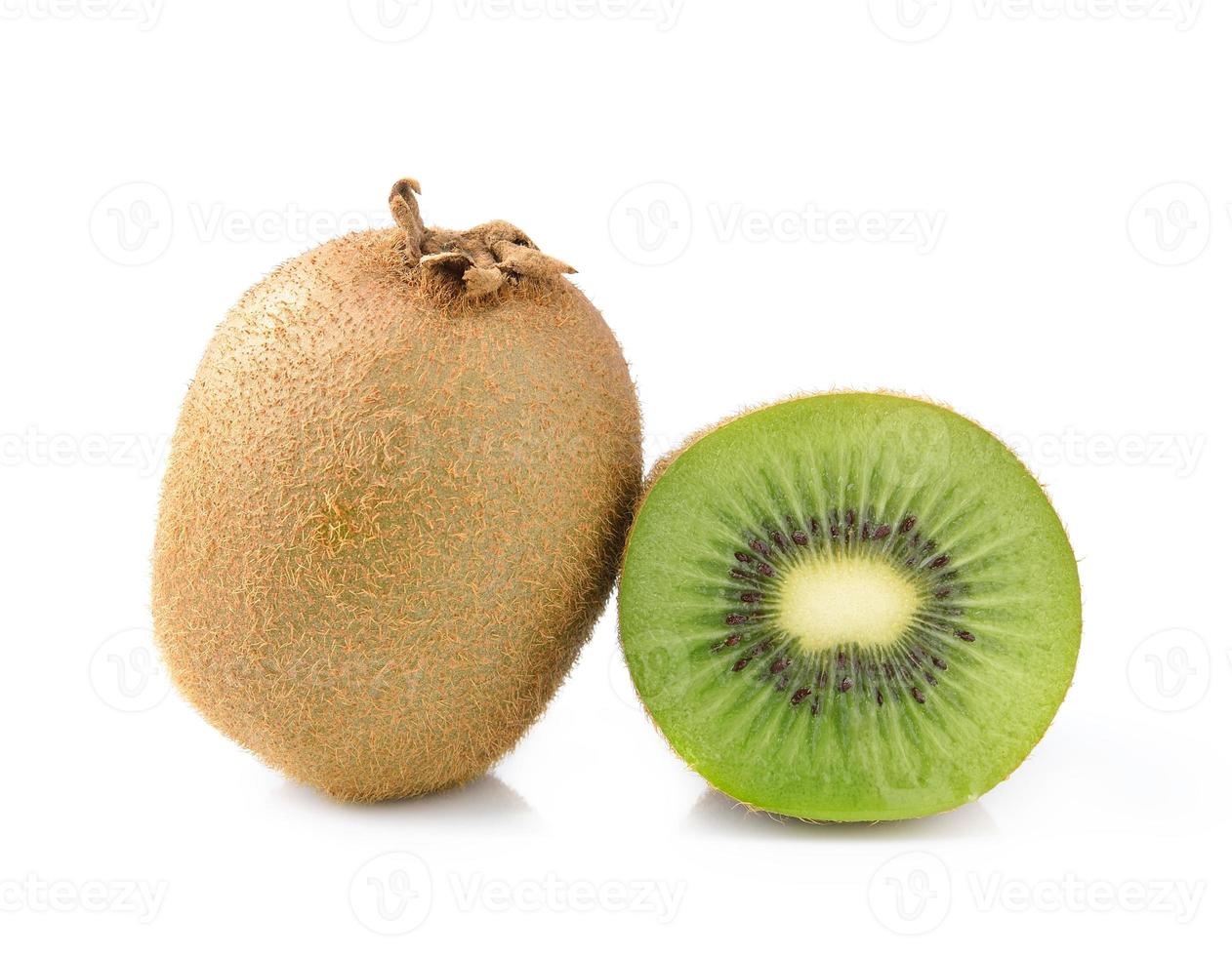 kiwi fruit isolated on white background photo