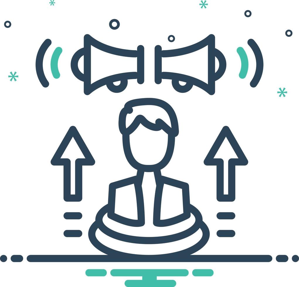 Mix icon for promotion vector