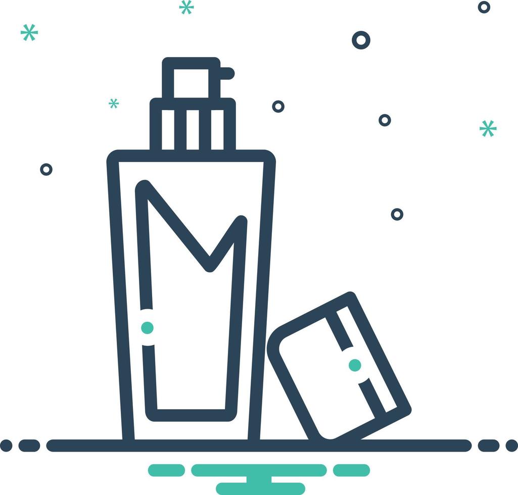 Mix icon for cleanser vector