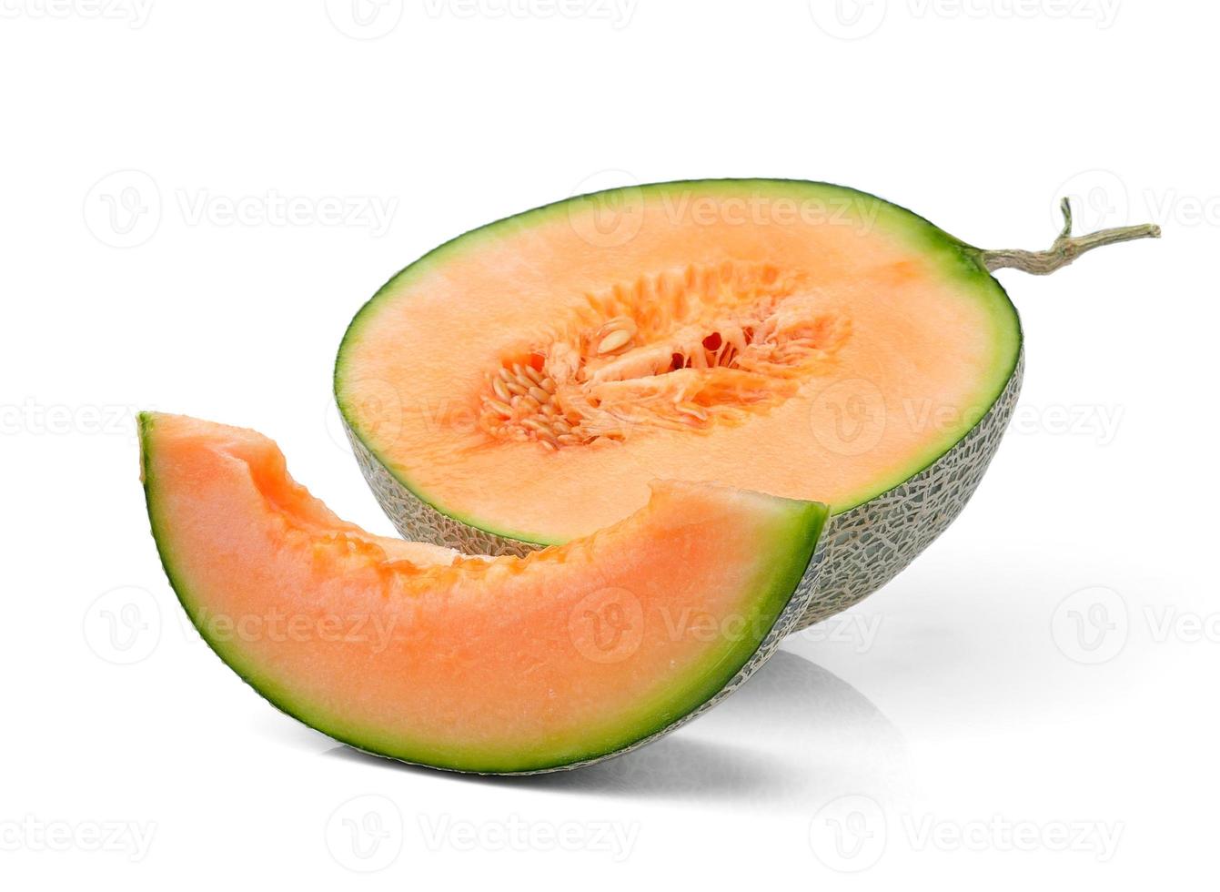 melon isolated on white background photo