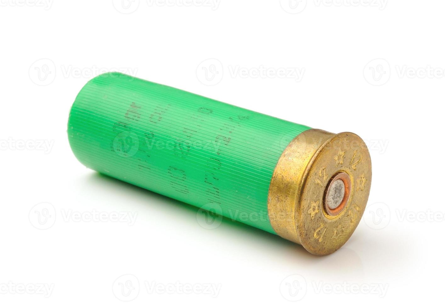 bullet isolated on white background photo