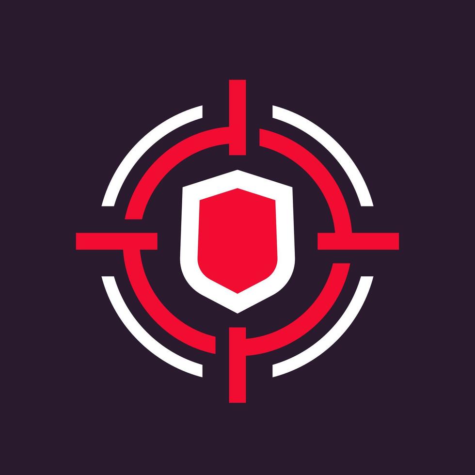 security breach icon vector