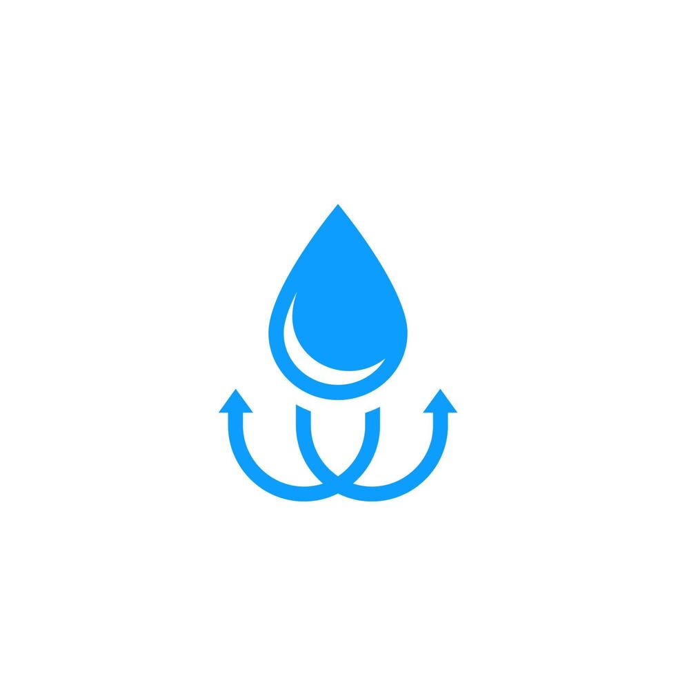 waterproof, water resistant sign vector