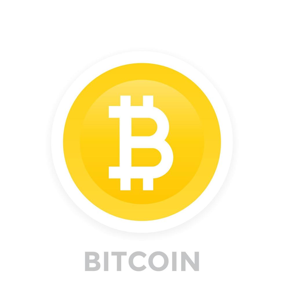 bitcoin vector icon