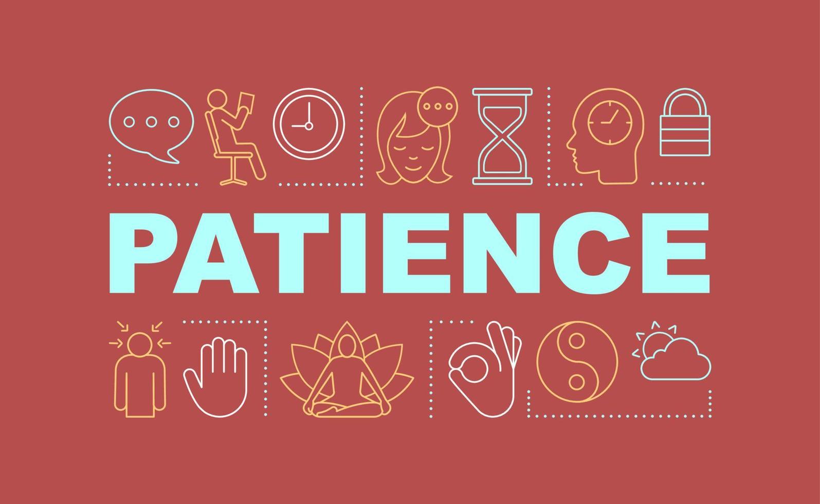Patience Word Art