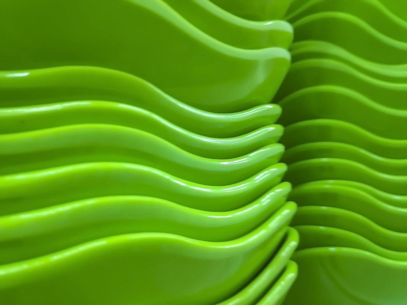Abstract geometrical pattern shaped from colorful appliances photo