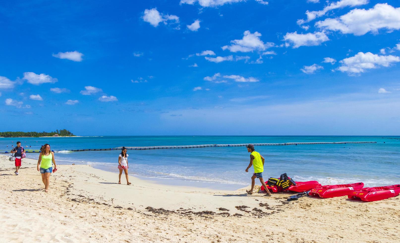 playa tropical mexicana 88 punta esmeralda playa del carmen mexico. foto