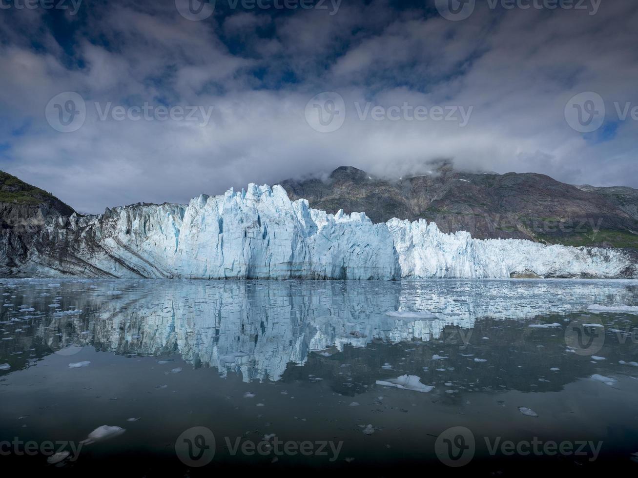 Marjerie Glacier Reflection, Glacier Bay, Alaska photo