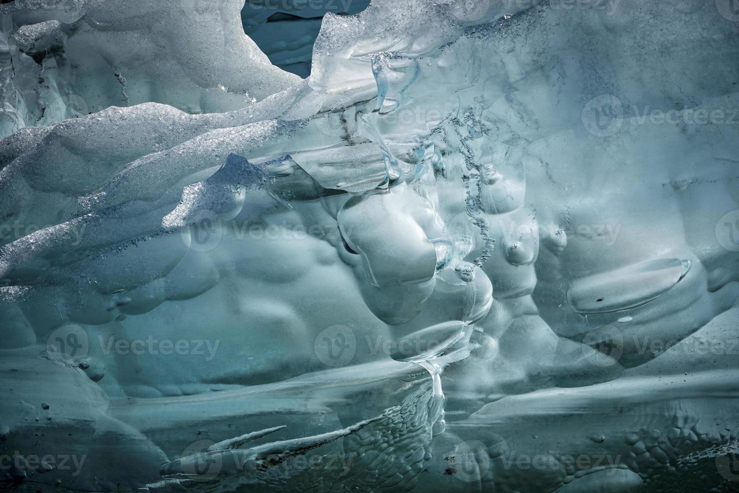 iceberg abstracto, alaska foto