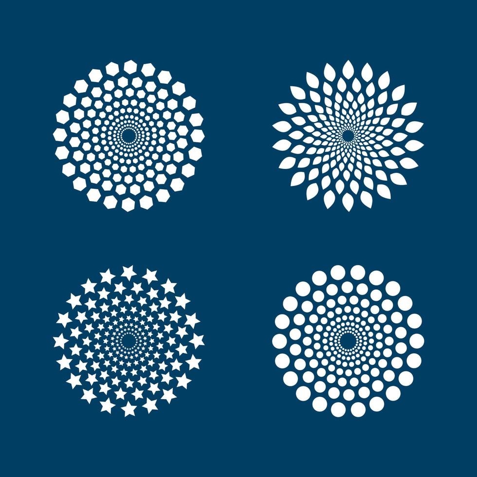 circle pattern shape vector