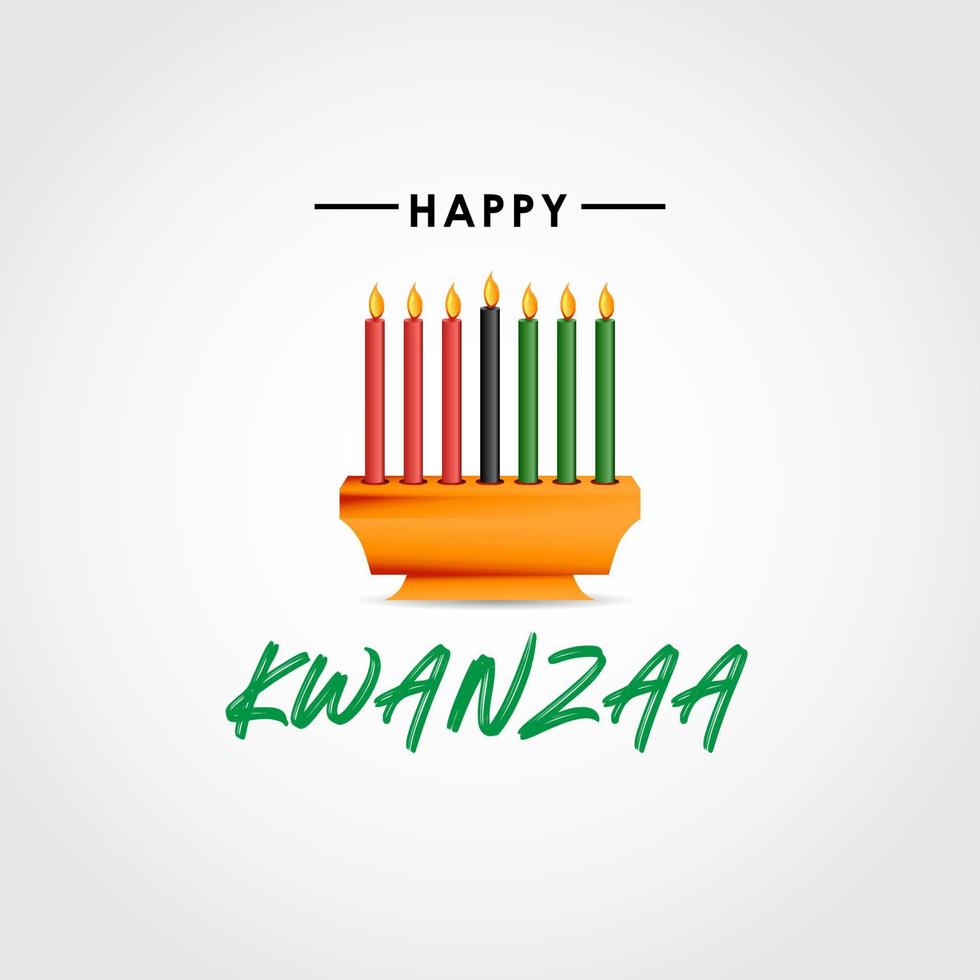 kwanzaa celebrar el diseño vector