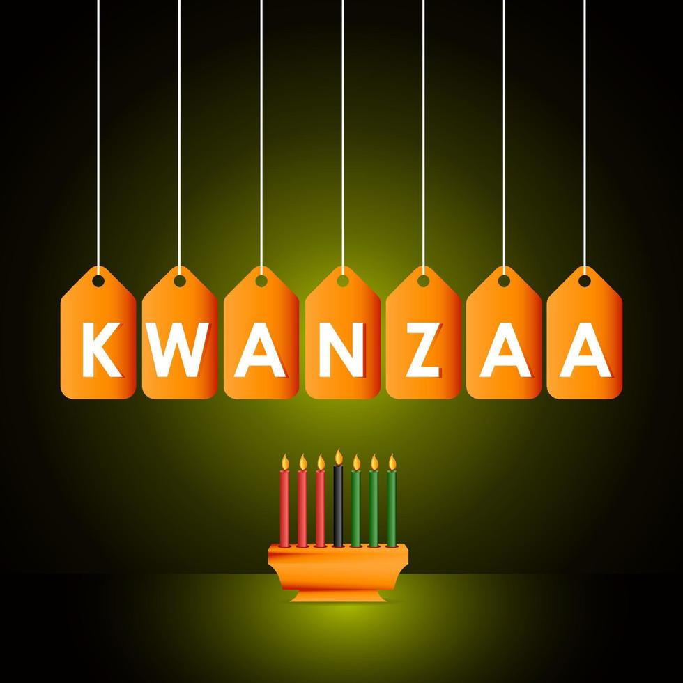 Kwanzaa Celebrate Design vector