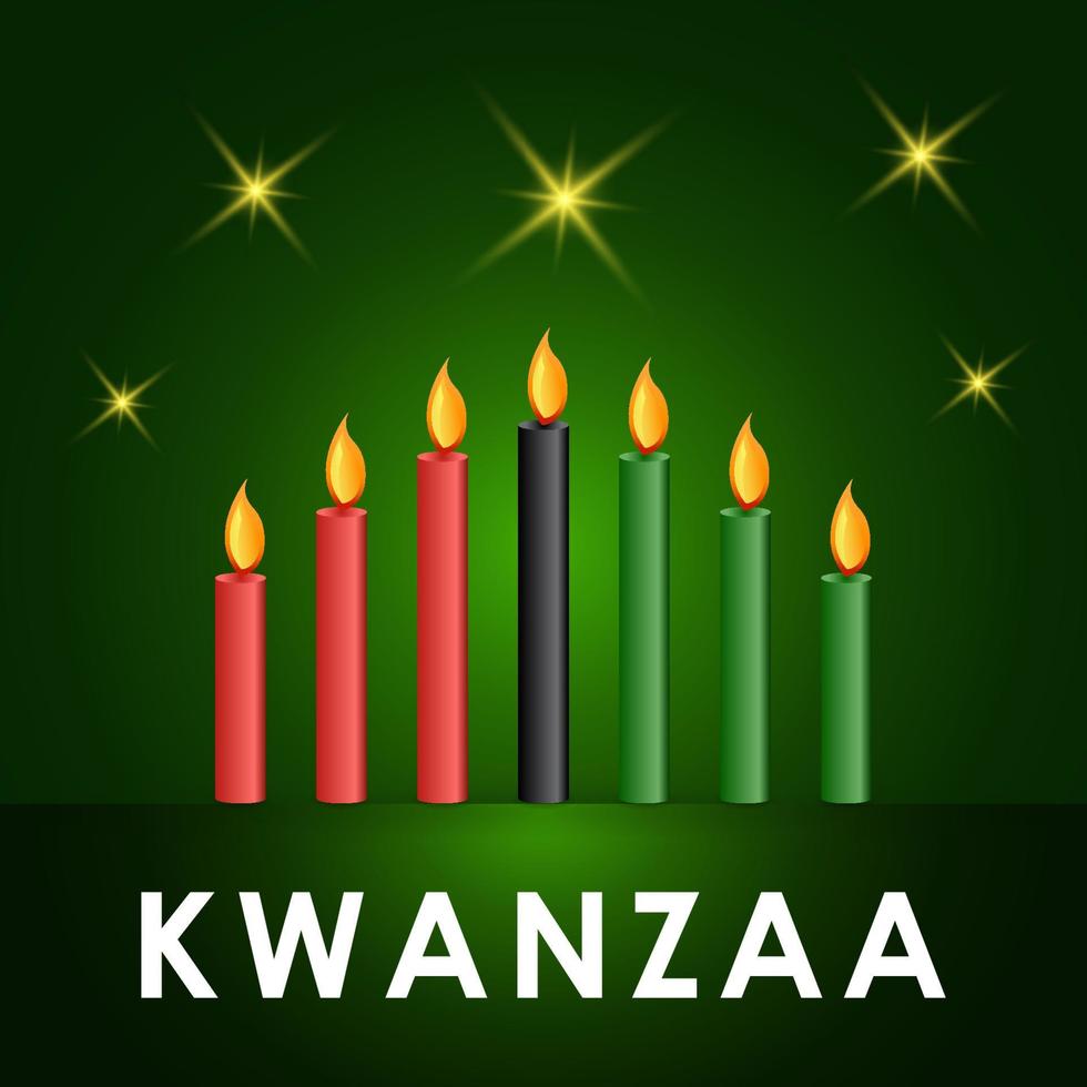 kwanzaa celebrar el diseño vector