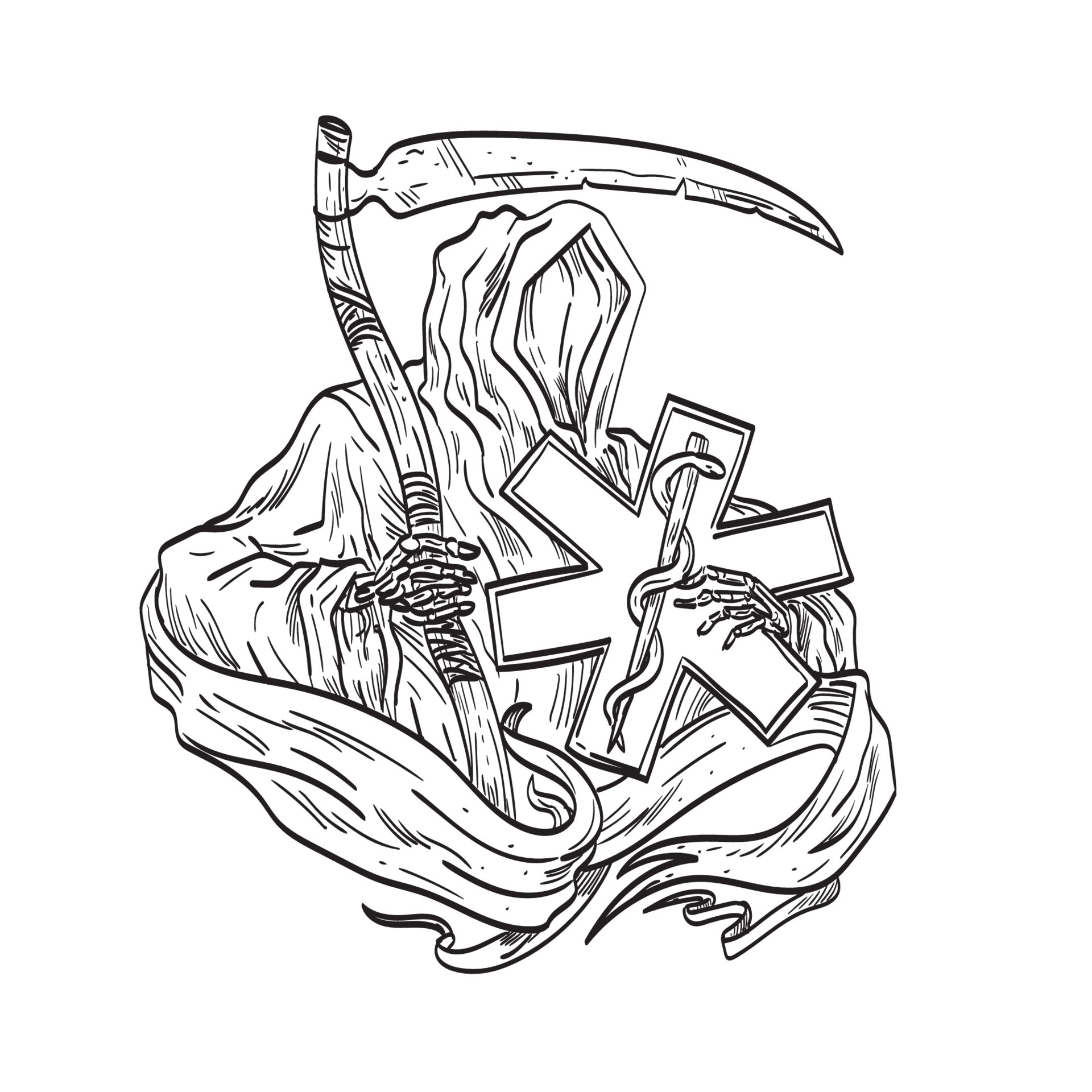 Top 82+ scythe tattoo drawing in.eteachers