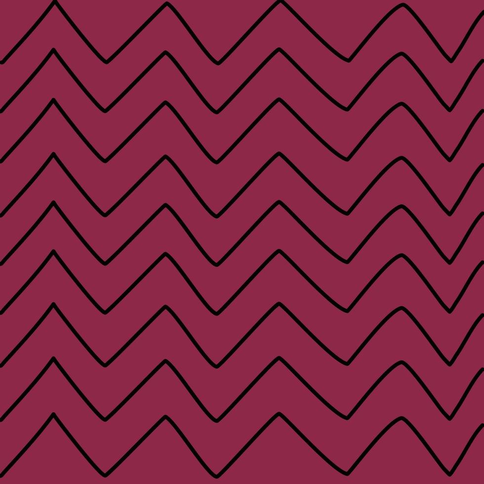 freehand Christmas winter mountain drawing seamless pattern vector