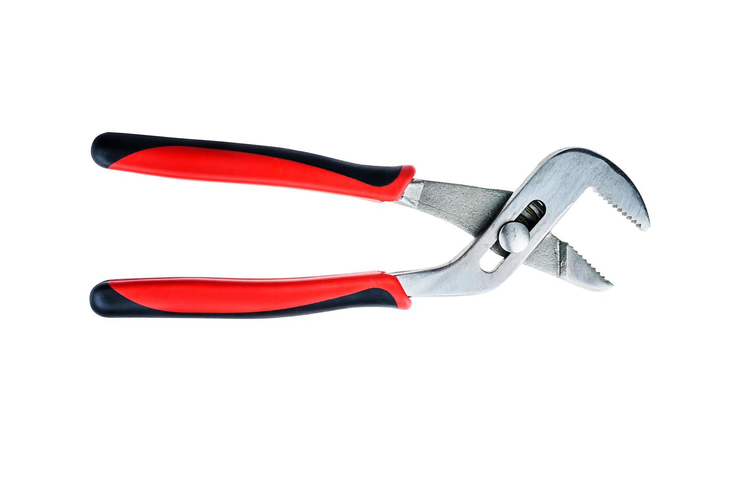 Metal water pump pliers isolated photo