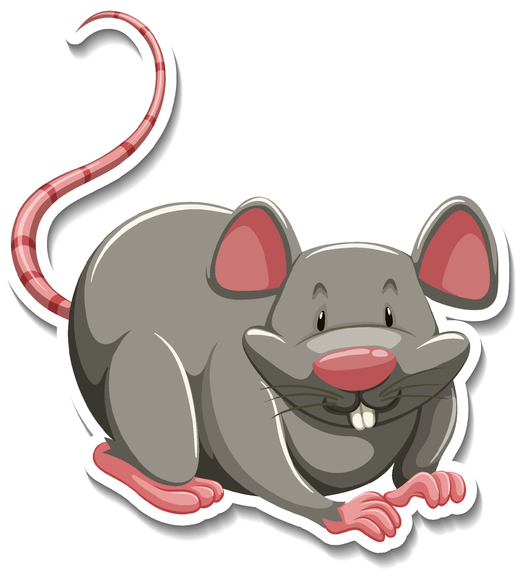 Grey mouse cartoon character sticker 4193771 Vector Art at Vecteezy Grey mouse cartoon character sticker 4193771 Vector Art at Vecteezy