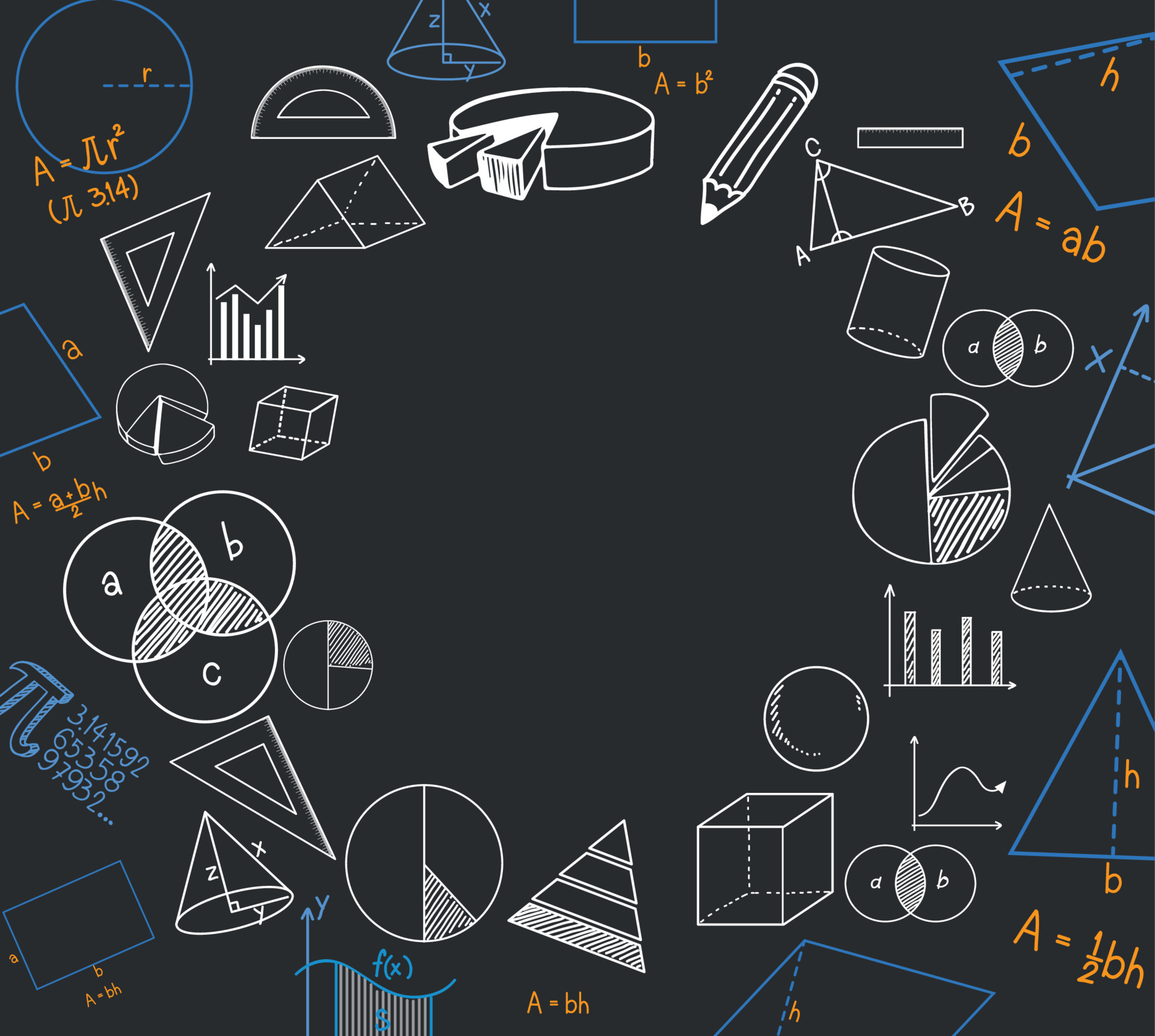 Mathematics Background Vector Art, Icons, and Graphics for Free Download