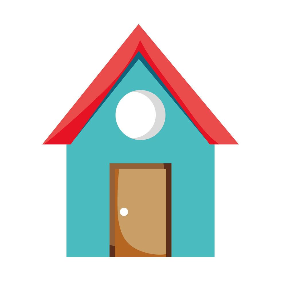 house property real estate cartoon isolated icon design vector