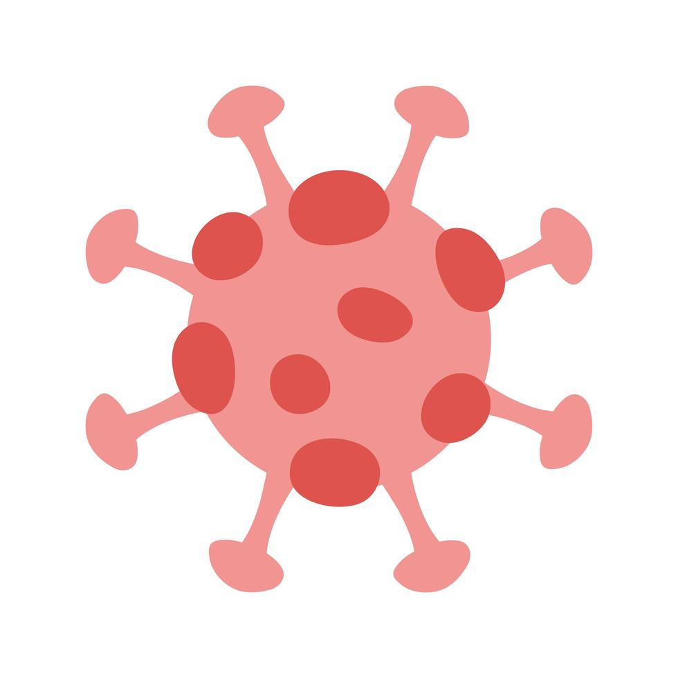 covid 19 coronavirus pandemic contagious isolated icon vector