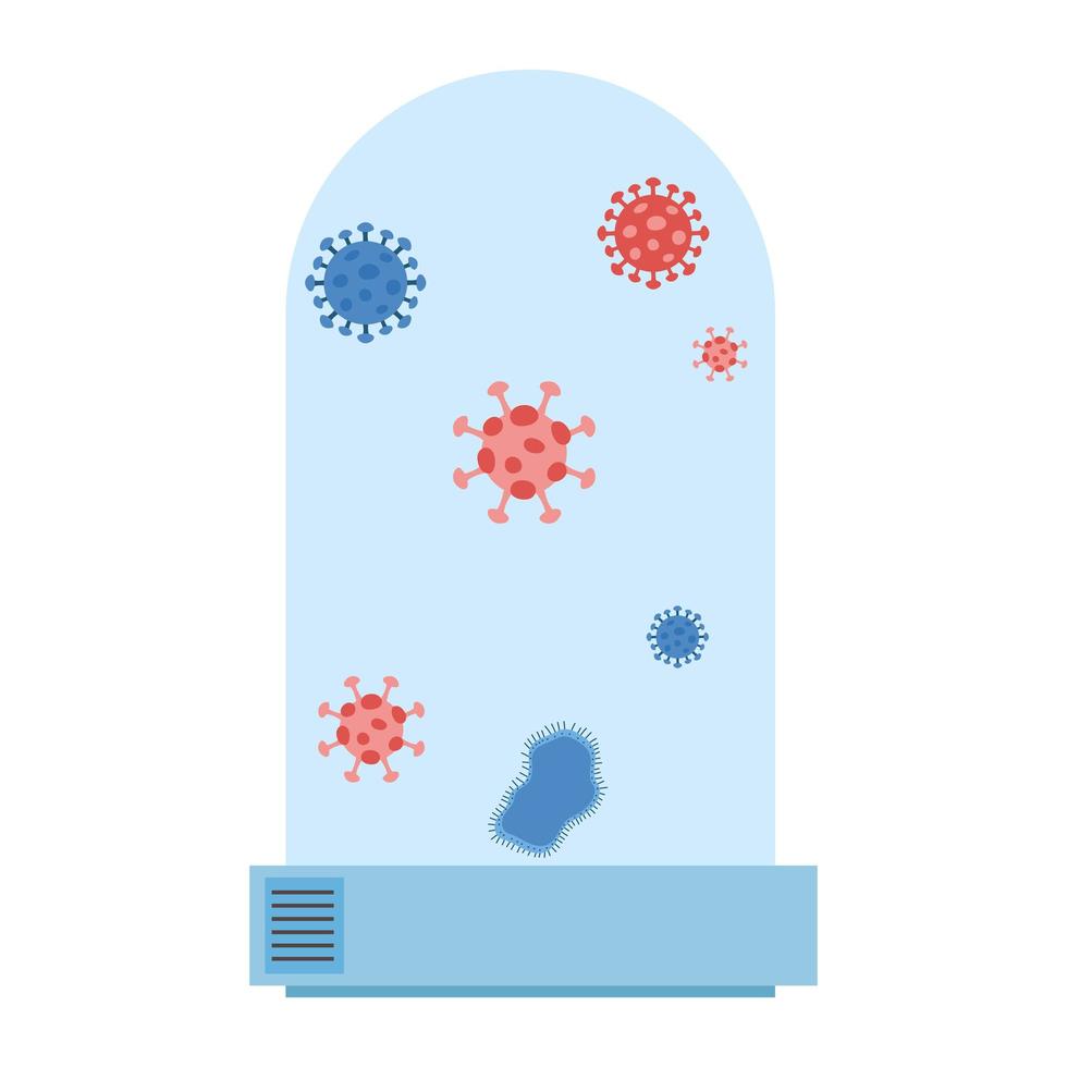 quarantine medical disease covid 19 coronavirus pandemic vector