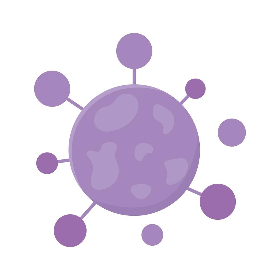 covid 19 coronavirus, pathogen virus danger diesase, isolated icon vector