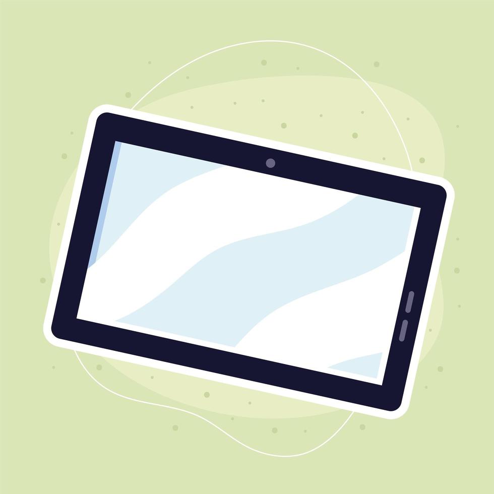 gadget de tableta vector